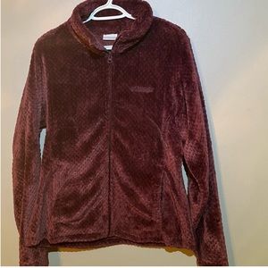 Columbia Sportswear Women's Burgundy Sherpa Jacket